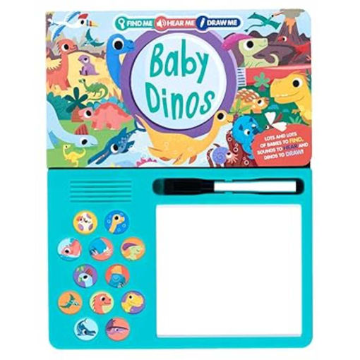 Picture of FIND ME HEAR ME DRAW ME BABY DINOS SOUND BOOK